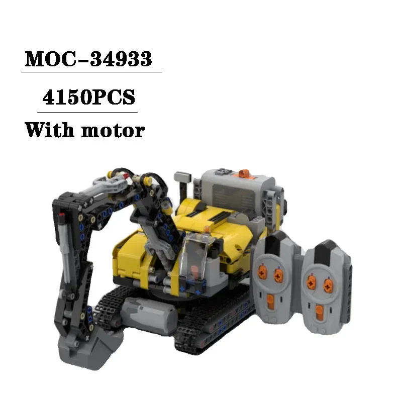 Building Block MOC-101030 Remote-controlled Electric Tracked Vehicle 536PCS Adult and Child Puzzle Birthday Christmas Toy Gift