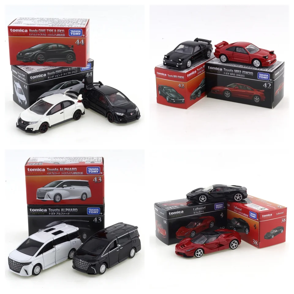 Tomica Premium 44 Civic TypeR (FK2) Alphard MR2 (SW20) Diecast Car