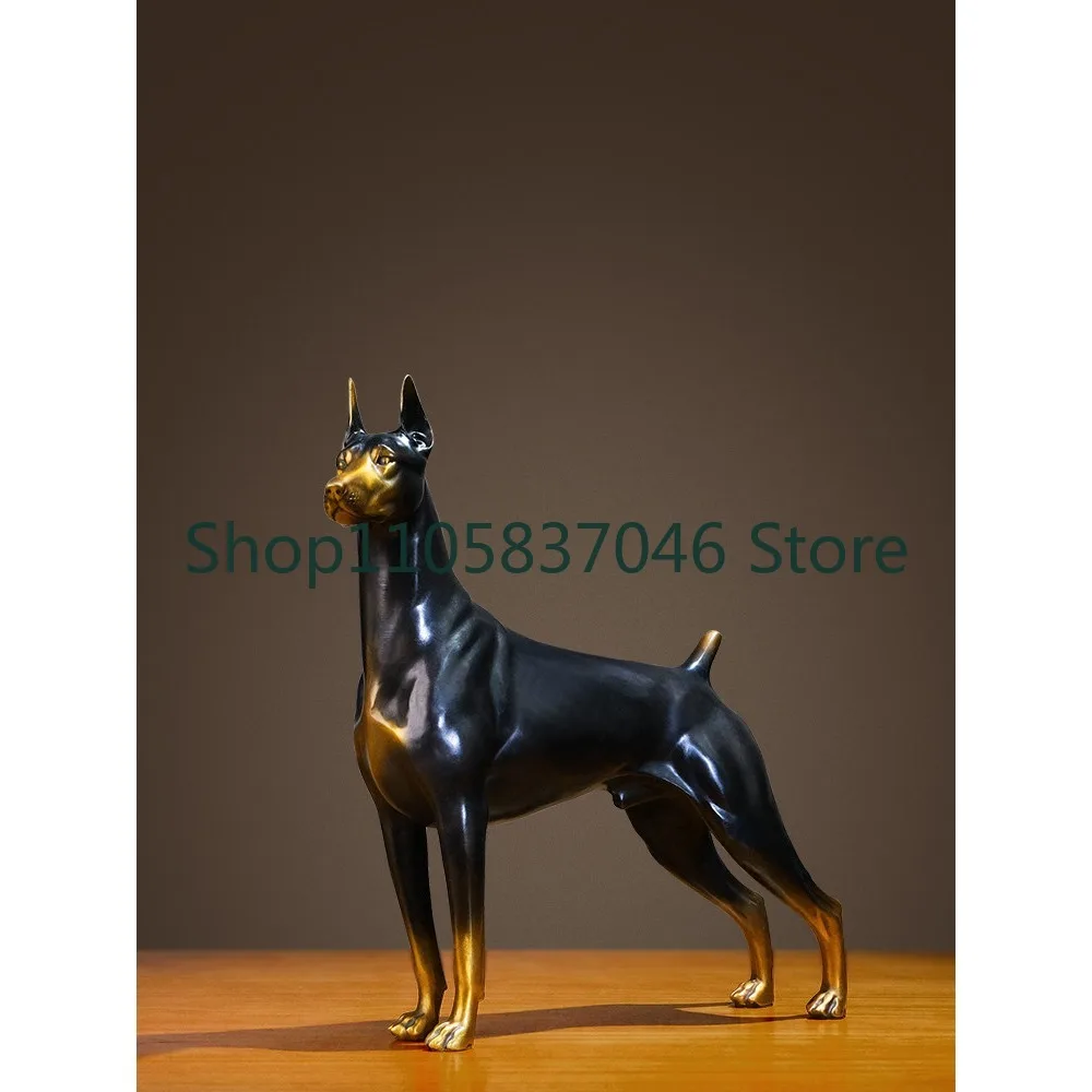 Model Durbin Dog Ornament - New Chinese Style Watch Puppy Floor Craftsmanship Ornament