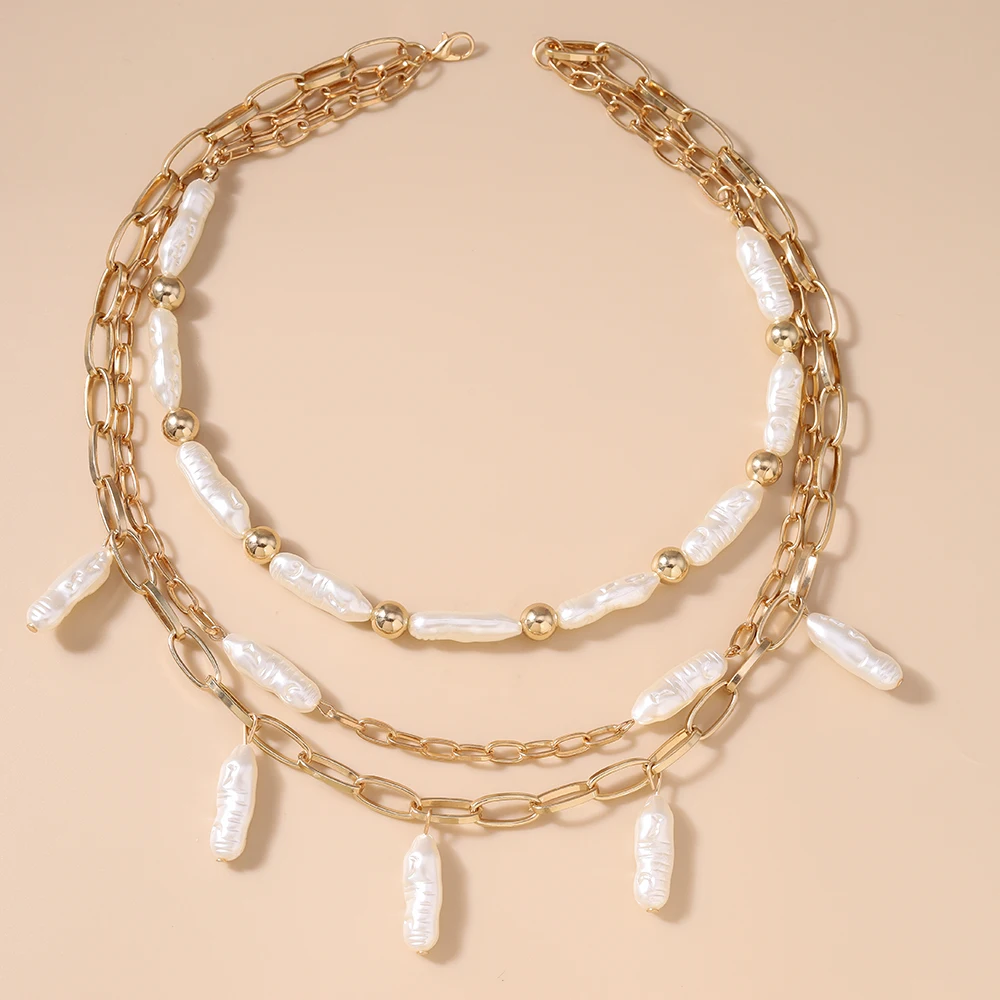 

Bohemia Multi Layer Necklaces for Women Girls Handmade Beaded Necklace Summer Beach Holiday Jewelry Gifts