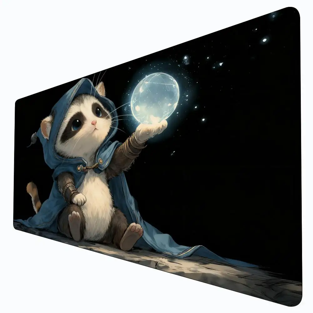 

Opossum animal Mouse Pad with Magic Zones Fantasy-themed TCG playmat game mat Duel pads Beginner Card Battles Commander Gaming