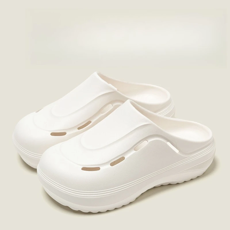 Girls Eva Clogs Sandals Heighten Chef Shoes Women's Thick-soled Hole Shoes Wear Non-slip and Breathable Slippers
