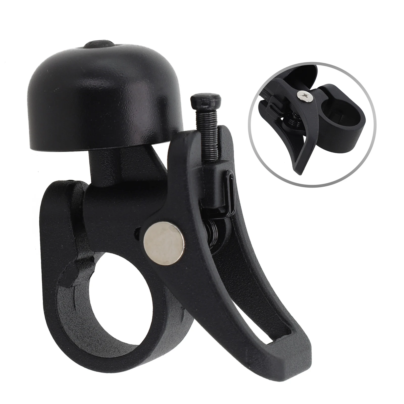 

Bicycle Bell Black Stainless Steel Clear Loud Bell For 1S/M365/PRO Electric Scooter Handlebar Crisp Horn Acessories ﻿
