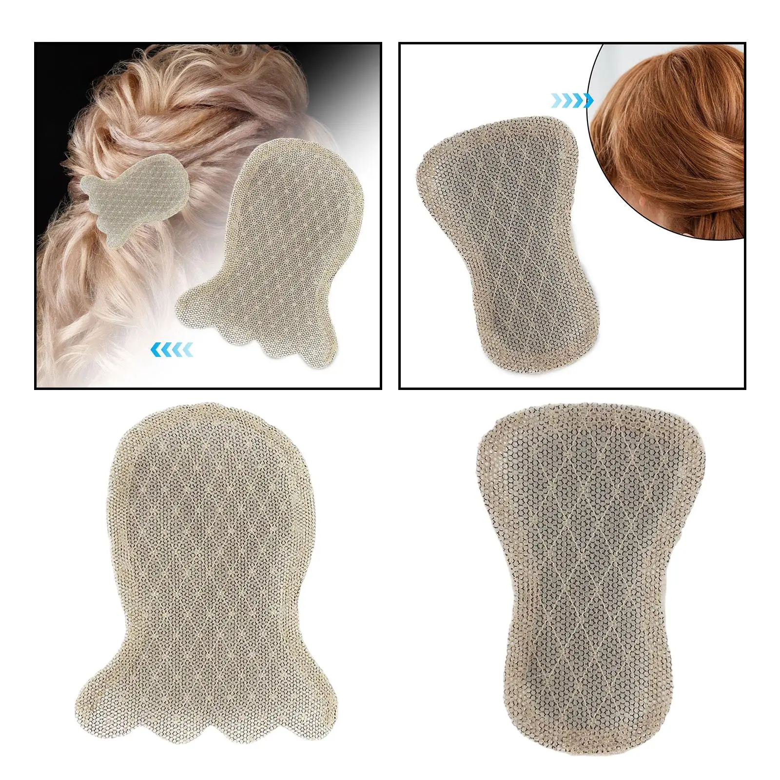 Mesh Wig Cap Universal Elastic Stocking Cap for Hair Styling Long Hair Girls 4x6cm Type 2