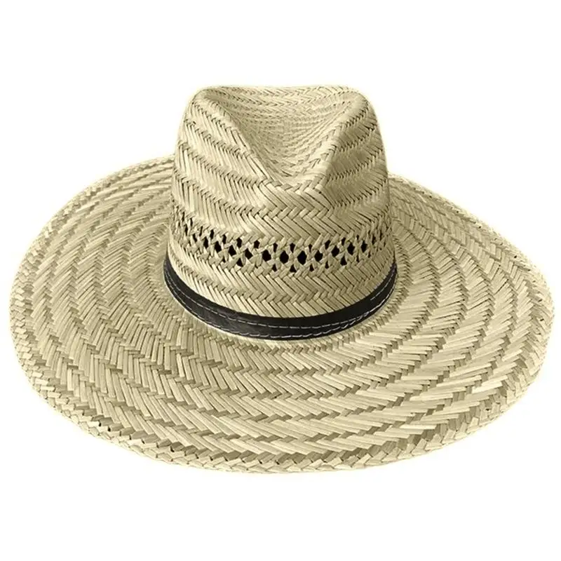 Image of 39BD Lässiger Strohhut, Unisex, handwerklich gewebter Outdoor-Aktivitätshut, modischer