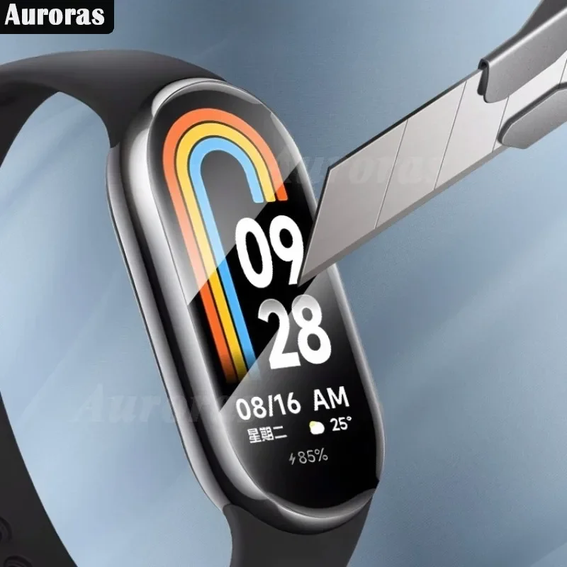 2 pezzi per Xiaomi Smart Band 9 Screen Protector Hydrogel Film Smart Watch per Xiaomi Smart Band 8 custodia morbida per pellicola