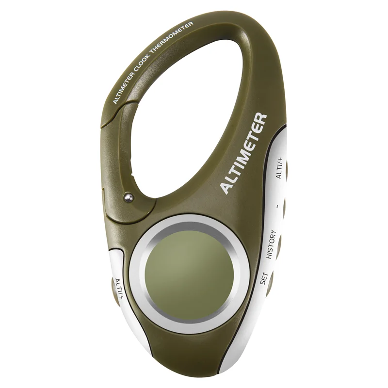 A61Z 전자 고도계 카라비너 ​​고도계 휴대용 온도계 야외 낚시 일기 예보 모드 미터 야외 Gad