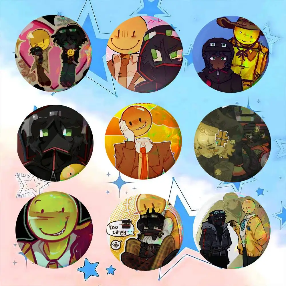 GAME V-Verity x M-Mob    Cute Series Pins Funny Badge Interesting Cartoon Animals Brooches Backpack Clothes Gift Accessory