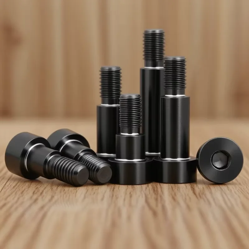 304 Stainless Steel Hex Hexagon Socket Cap Head Roller Bearing Shoulder Screw M2 M2.5 M3 M4 M5 Black Allen Bolt