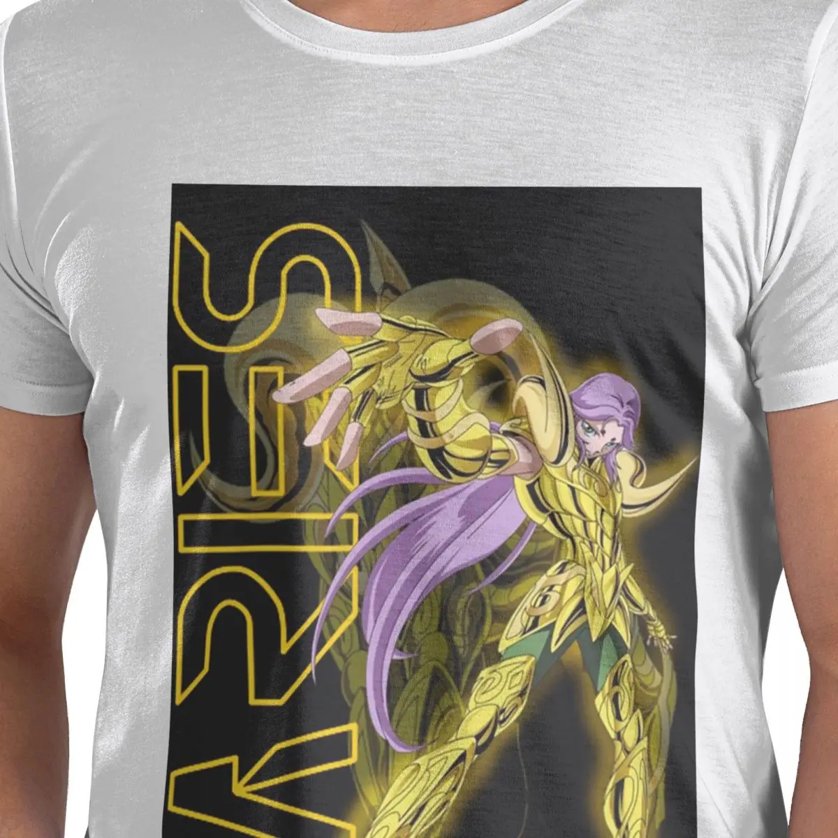 

Mu Knights Of The Zodiac 100% Cotton T-Shirt Men's Oversized T Shirts Men O-Neck Short Sleeve S-6XL