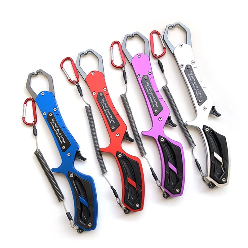 Y141  Fish Grip Controller Aluminum Alloy Fishing Pliers Fish Lifting Tongs Outdoor Fishing Gear