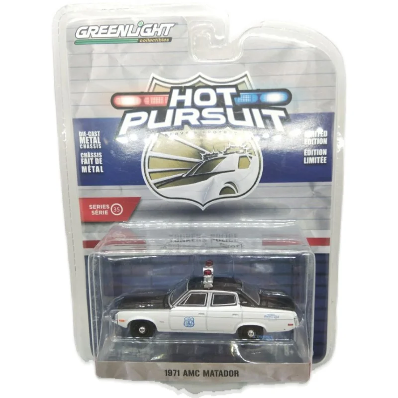 

GreenLight 1:64 1971 AMC MATADOR, имитация сплава, коллекция моделей микроавтомобилей, украшение, игрушка в подарок