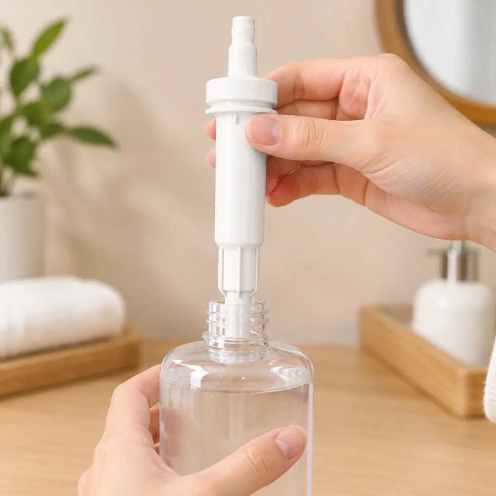 4pcs Built In Spring Dispenser Pump Heads Precise Piston Thick Body Lotion Pump Replacement Leakproof Soap Pump Replacement