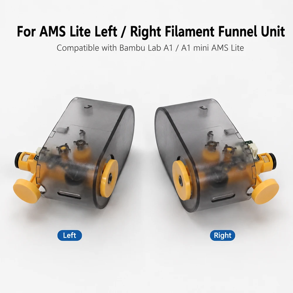 For Bambu Lab AMS Lite Left / Right Filament Funnel Unit for  Bambu Lab A1 / A1 mini AMS Lite For 3D Printer Parts