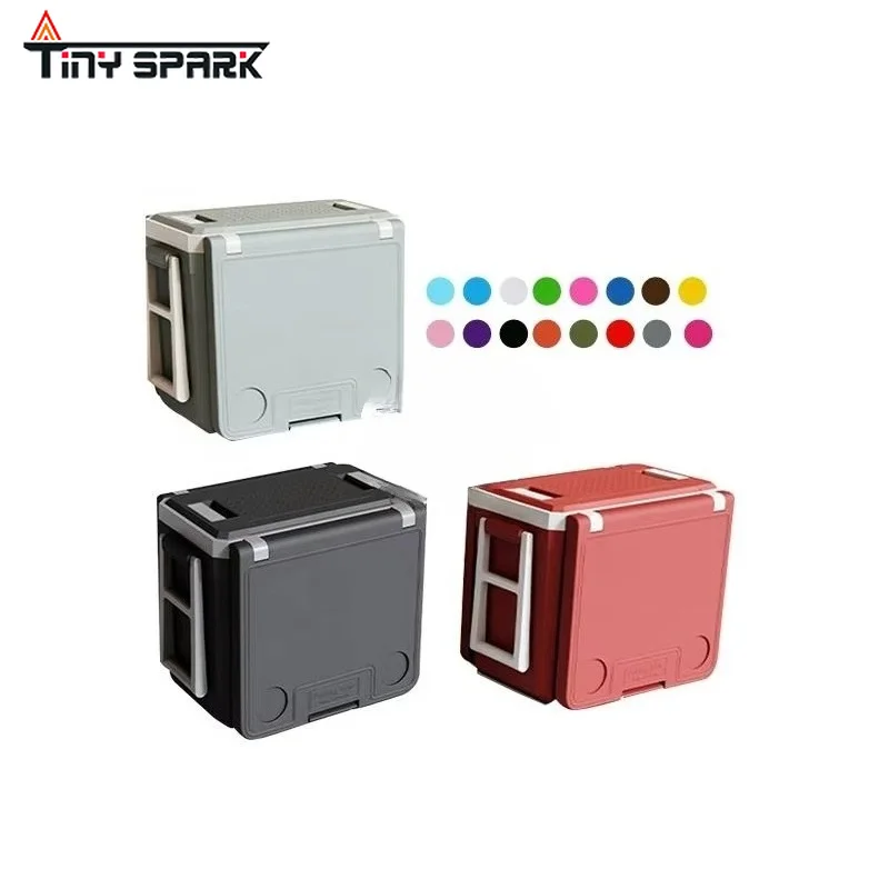 Custom 32L Green Dark Blue Polyethylene Polypropylene Luxury Freezer Case Mini Portable Outdoor Camping Trip