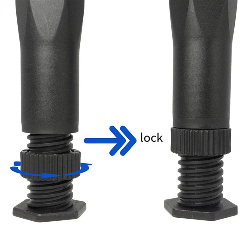 4 قطعة قابل للتعديل 6.5 "-11.22" أرجل دعم الأثاث مع مسامير ملحقات الأجهزة المنزلية للأسرة أريكة خزانة التلفزيون