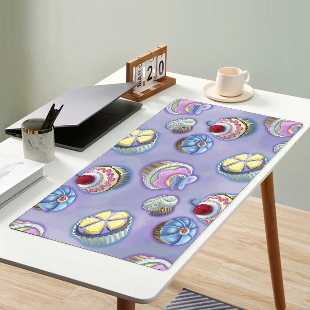 Cake Donuts Mousepad Mouse Mat Desk Mat With Pad Gaming Accessories Prime Gaming XXL Keyboard Pad Padding Mat