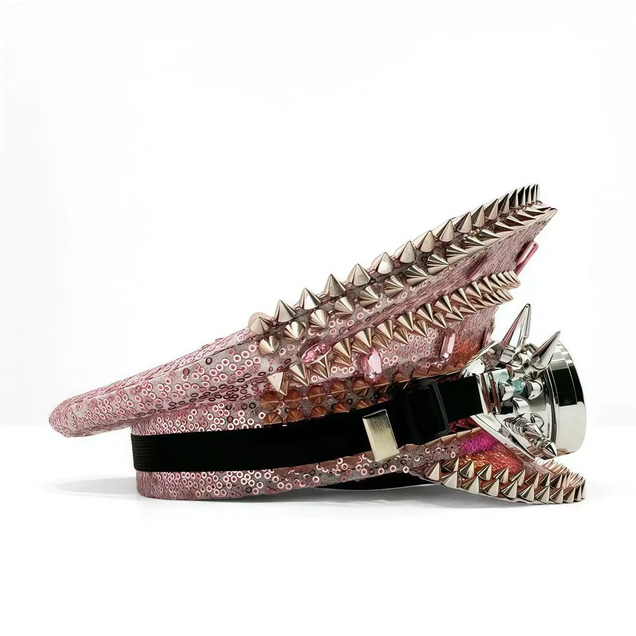 Kapelusz kapitański steampunk z dżetami i goglami na festiwal Burning Man dla kobiet, wojskowe akcesoria i czapka dla mężczyzn.