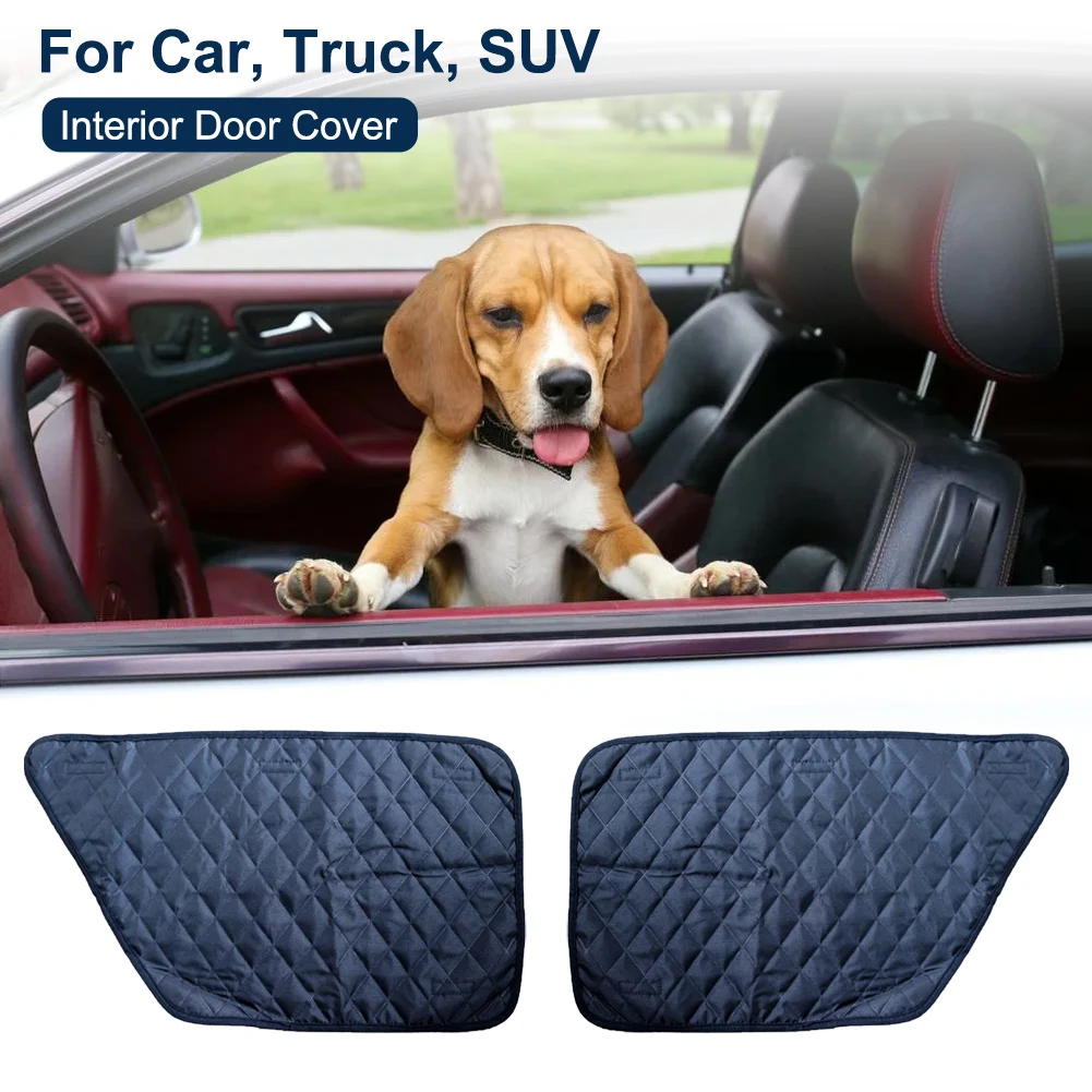 

2 PCS Car Door Dog Protector From Pet Dog Scratching, Repels Water, Dirt Interior Door Cover Protection For Cars, Trucks, SUV