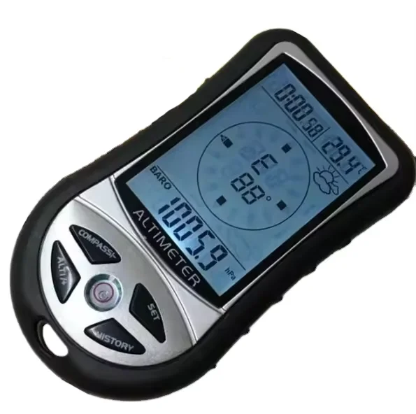 NEW 8-in-1 Multifunctional Electronic Altimeter Barometer LCD Digital Compass Thermometer Barometric Pressure Tester Air Gauge