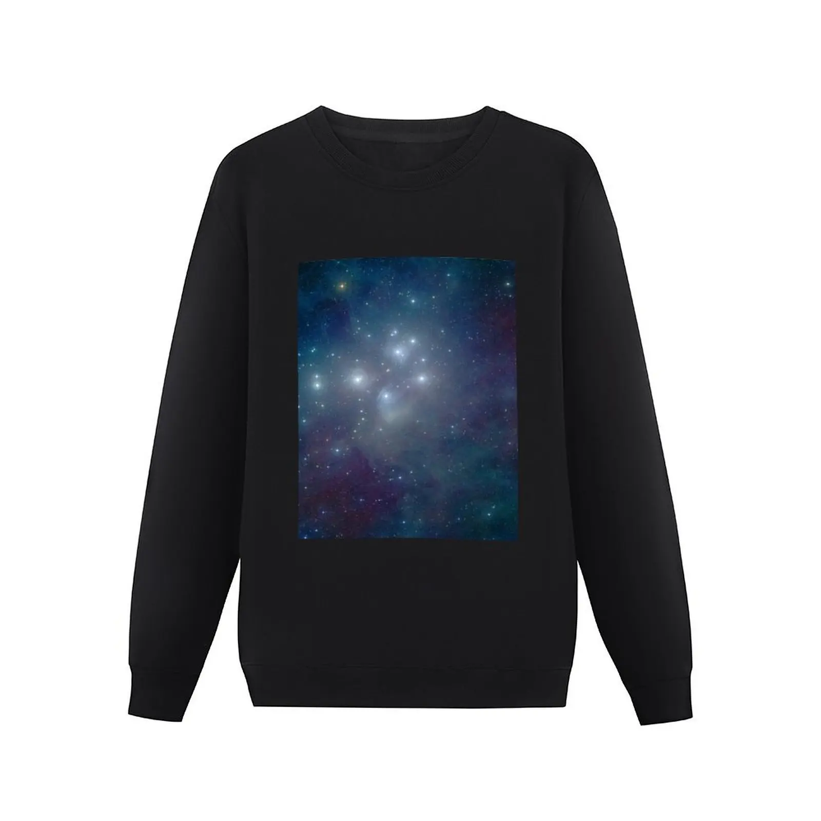 Star cluster Pleiades (M45) in the constellation of Taurus Pullover Hoodie men's sweat-shirt set men's sweatshirt