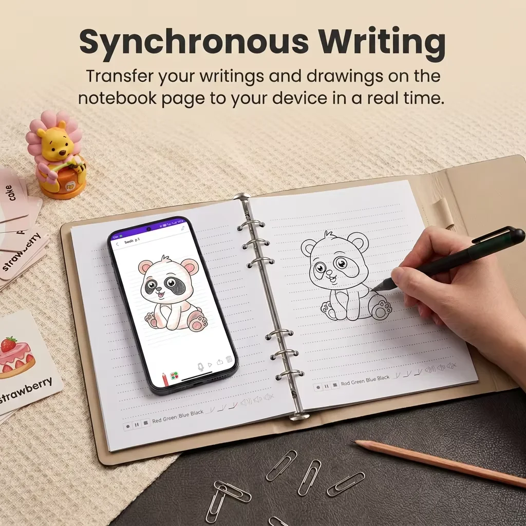 Digital Writing Pen AI Cloud Pen Notebook Writing LCD Board Synchronized Handwriting Smart Pen Writing Set