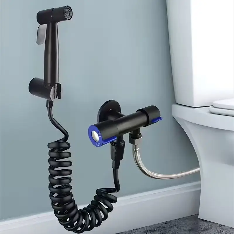 

Набор смесителей для смывного клапана для унитаза, один в два, пистолет-распылитель, биде, многофункциональная швабра, смеситель двойного назначения для бассейна