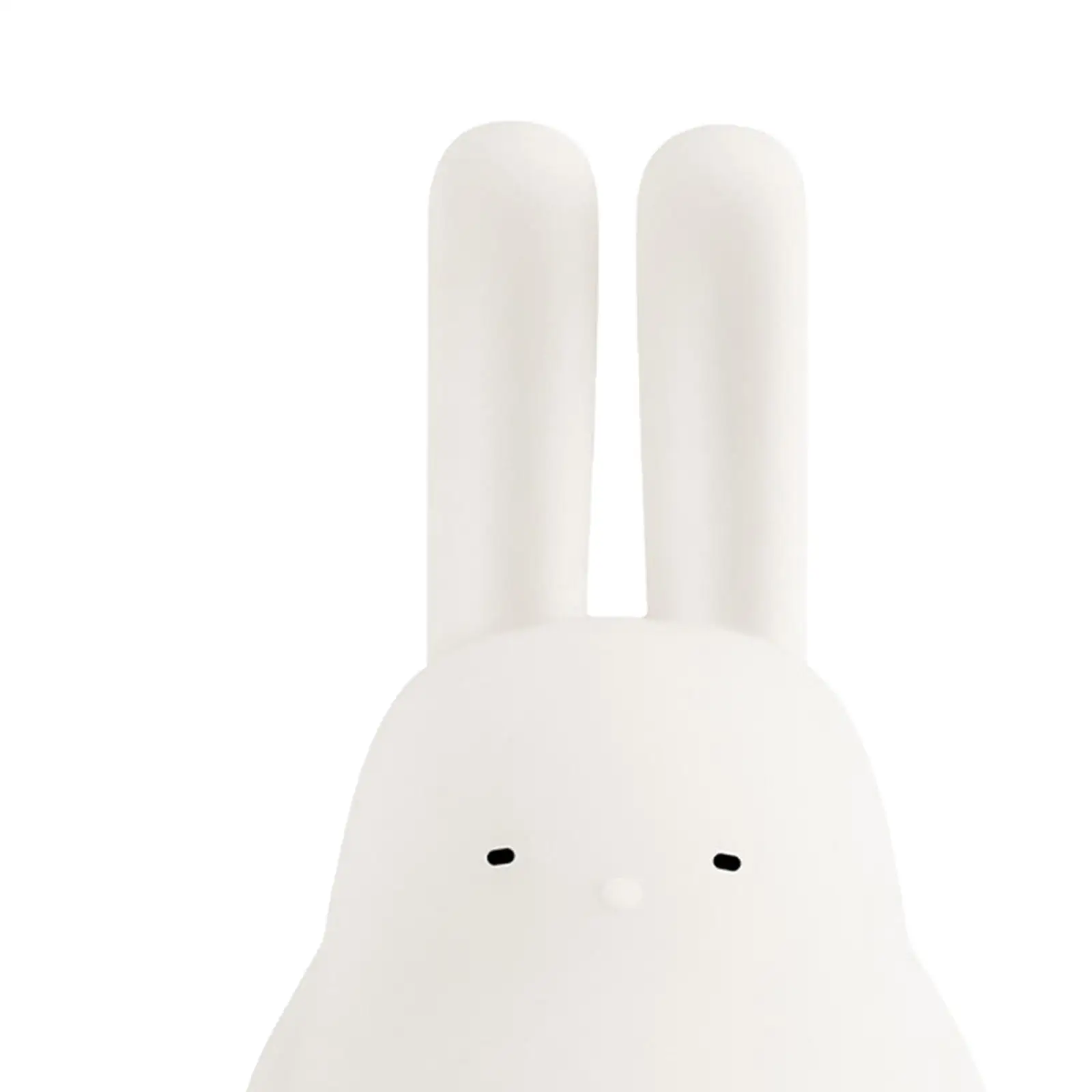 Rabbit LED Silicone Night Light 2 Brightness Adjustable for Nursery Bedside NightStand