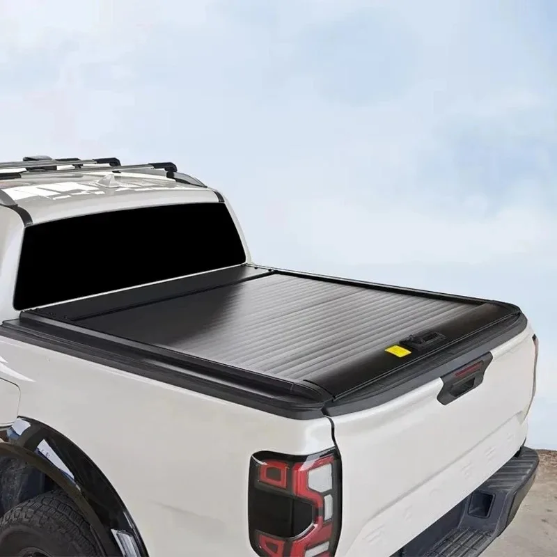 

Aluminum Retractable Truck Bed Tonneau Cover Roller Lid Pickup Shutter Waterproof Custom Fit 5.5ft