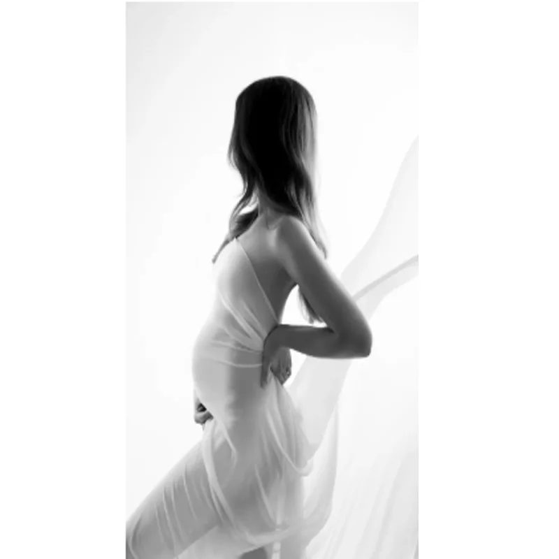 4M/ Seiden-Chiffon-Wurfstoff und Drapierkleid – vielseitige 2-in-1-Umstands-Fotoshooting-Requisite für professionelle Fotografie