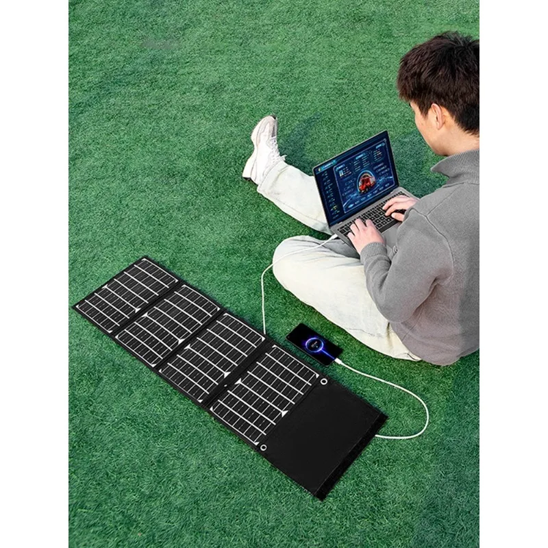 Outdoor mobile power supply Solar fast charging panel 12v car portable folding