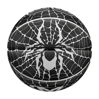 Veidoorn Spider Pattern Baloncesto de Goma Talla 7 Antideslizante Durable Resistente al Desgaste para Entrenamiento al Aire Libre/Interiores
