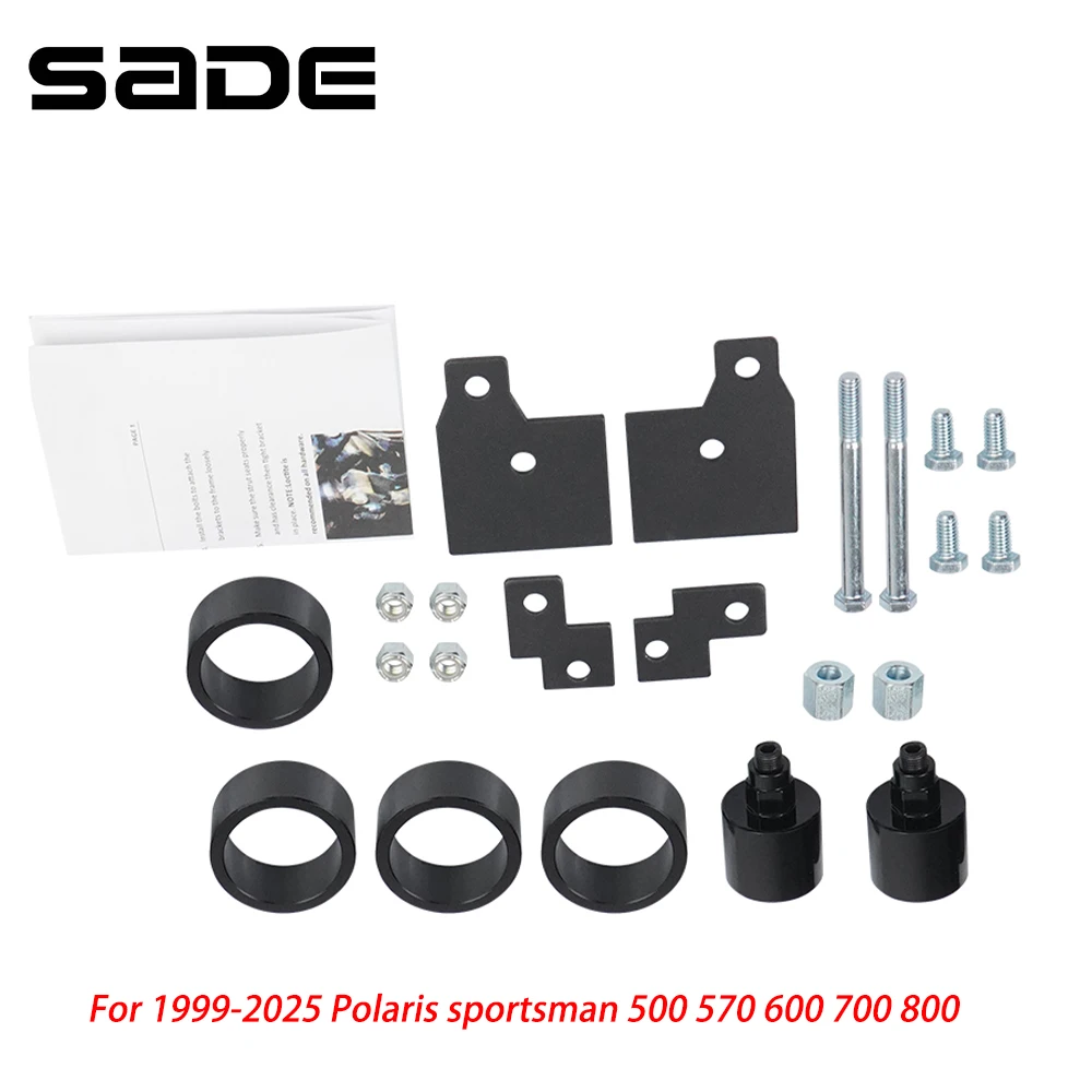 

Compatible with Polaris sportsman 500 570 600 700 800 1999-2025 Front & Rear 4'' Lift Suspension Kit
