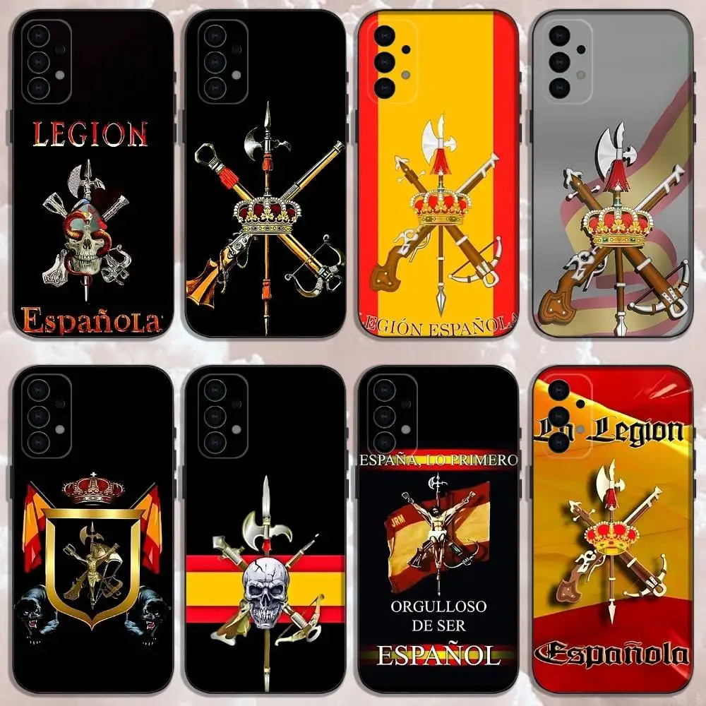

Spanish Legion Phone Case For Samsung Galaxy A13,A21s,A22,A31,A32,A52,A53,A71,A80,Soft Black Shell