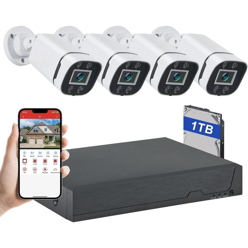 

Human Vehicle Detection, 4X IP68 5MP Surveillance Camera for Indoor Ou