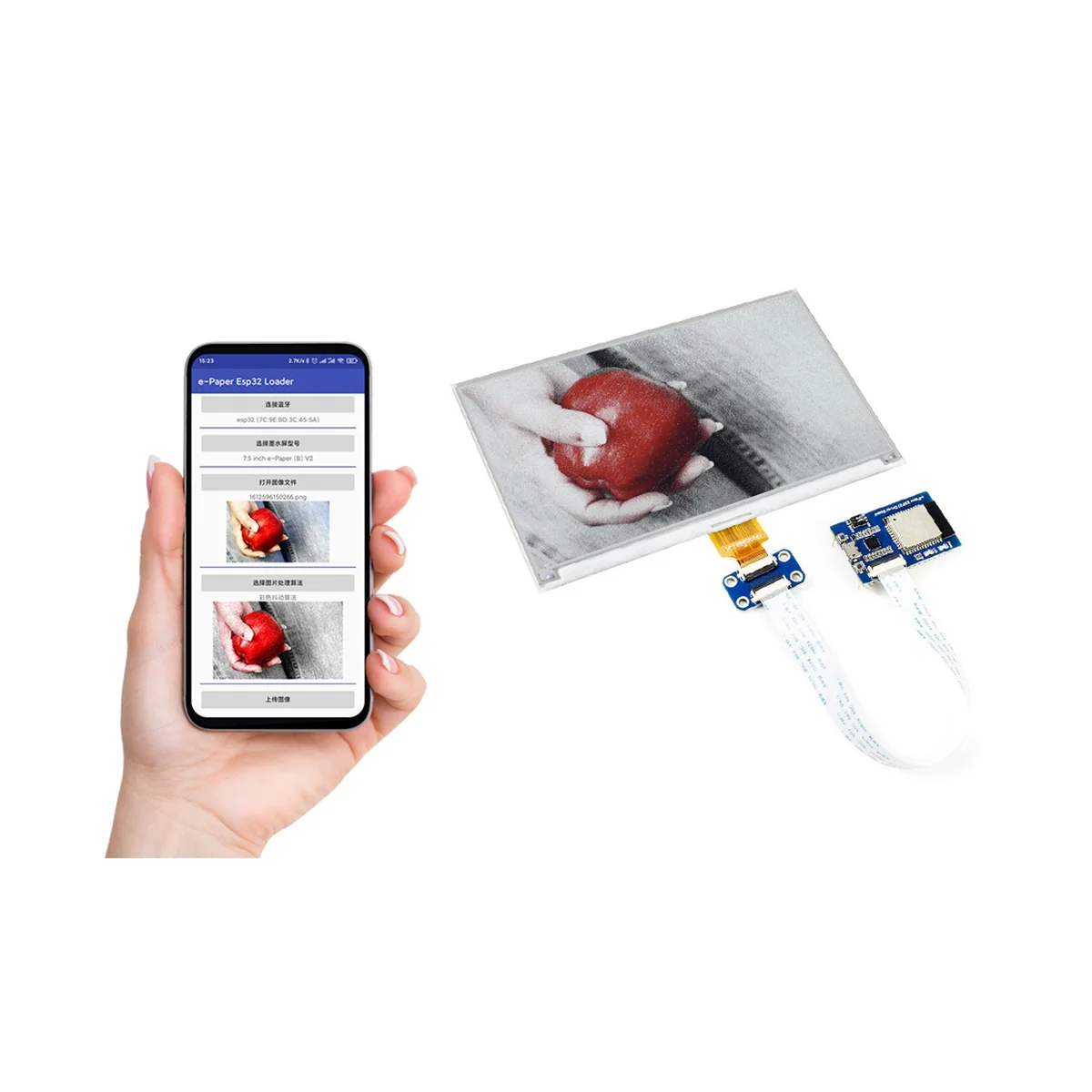 Universal E-Paper Driver Board para Waveshare SPI, Painéis Raw, WiFi, Bluetooth, Wireless, Compatível para Arduino, E-Paper, ESP32