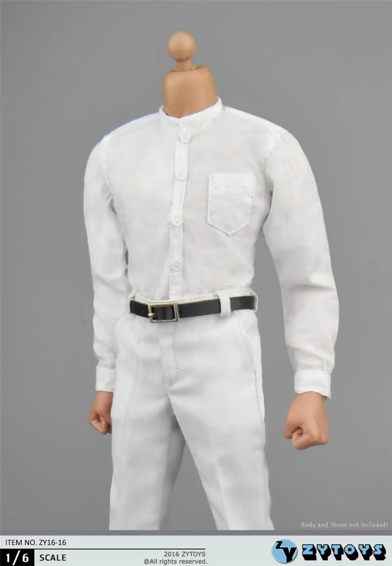 ZYTOYS 1/6 兵士 ZY16-16 中国チュニックスーツ服模型玩具アクセサリーフィット 12 ''アクションフィギュアボディ在庫