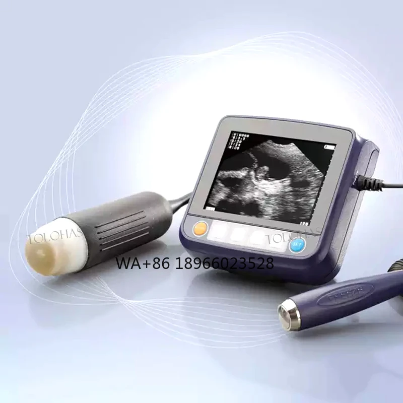 Wrist Ultrasound Machine For Veterinary LHWV9 Medical diagnosis Farm Usg Light Weight Small Size