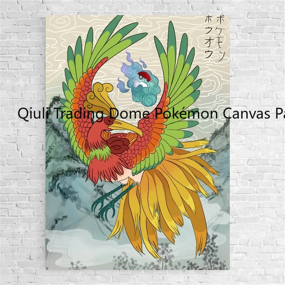 Pokemon Anime HD Poster Pikachu Painting Wall Art Comics Pictures Cuadros Best Gift Classic Modular Prints Decoration Paintings