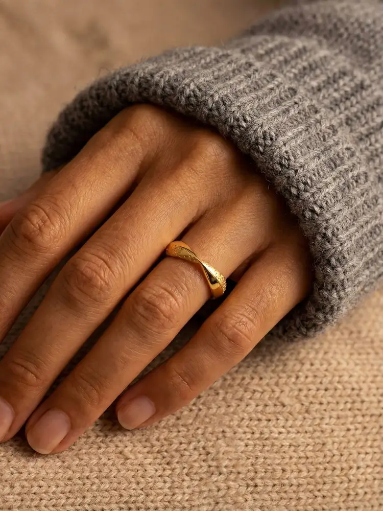 

925 Sterling Silve Shiny Minimalism Ring For Women Wedding Anniversary Daily Wear Gorgeous Luxury High Quality Fine Jewelry