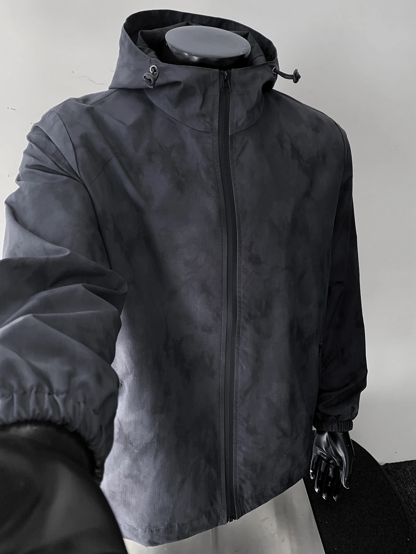 

Весенне-осенняя новая мужская куртка с принтом, свободная повседневная модная ветрозащитная куртка с капюшоном для бега и велоспорта