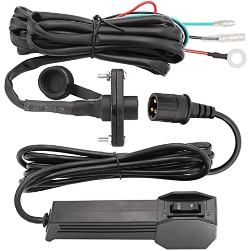 For ATV UTV Winch 12V Winch Corded Manual Hand Remote Control Kits