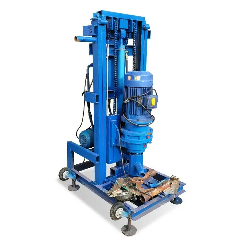 

Индивидуальная портативная электрическая буровая установка для водяных скважин 100 м, гидравлическая мини-буровая машина для продажи