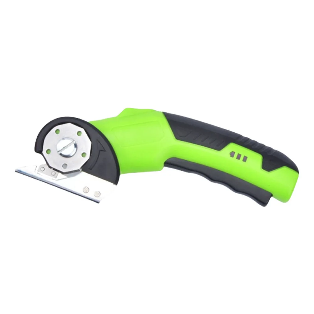 Cordless Electric Fabric Scissors Rotary Cutter For Leather Cardboard DIY Craft Cutting Tool With Safety Lock And Type C Charge