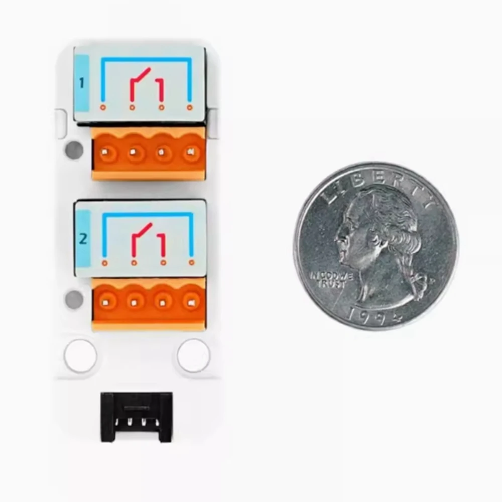 M5Stack 듀얼 릴레이 확장, AC/DC 신호 스위칭, 디지털 장치 전원 켜기/끄기