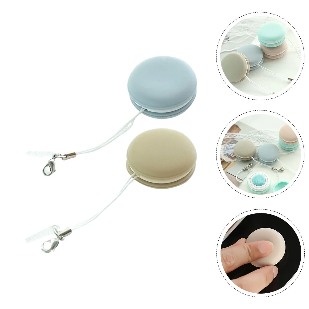 2 Pcs Macaron Mobile Phone Wipe Screen Wipes Glass Lanyard Lens Electronic Laptop Computers Sale Cleaner Key