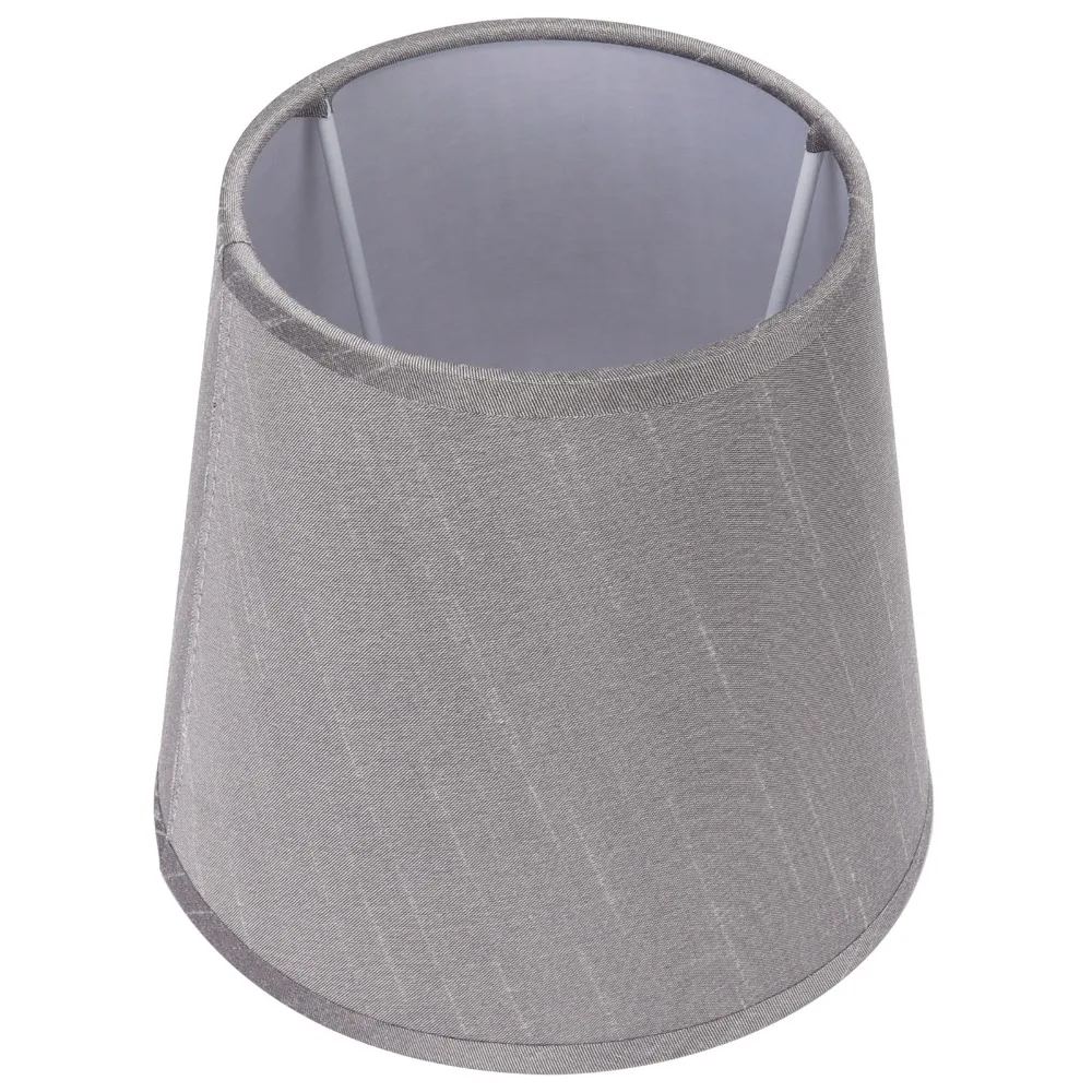6PCS Simple Fabric Lampshade Clip On Design 5.5 inch Height Lamp Cover Chandelier Lamp Shades Floor Lamp