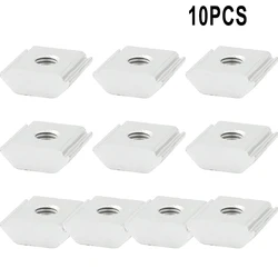 10Pcs Solar Panel Mounting Brackets Clamp Aluminum Alloy For Framed Panels PV Bracket Solar Panels Tools