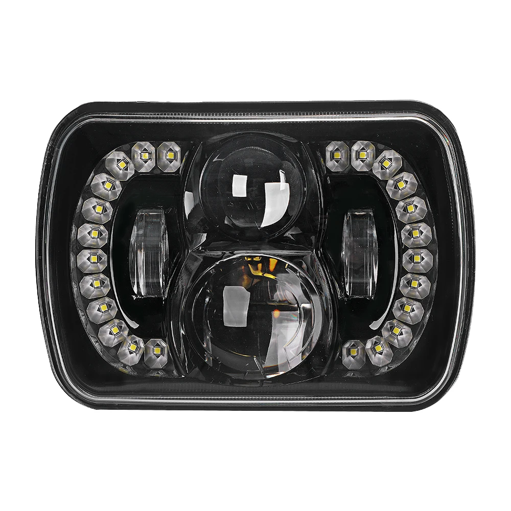 

SXMA LED6476 LED-Worklight 5x7" Search Light Additional Headlight 1pcs，Portable Driving Lamp 60w 3500lm for Tractor /Excavator