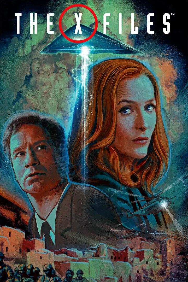 X-Files Movie Mulder And Scully Crime Drama Art Canvas Poster for Living Room Decoration Home Wall Decor Decorative Picture